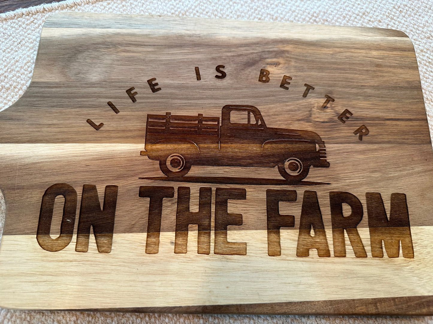 On the Farm Cutting Board