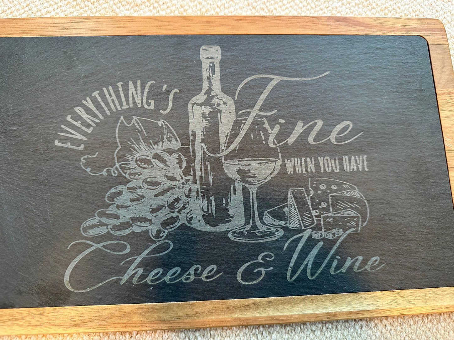 Wine & Cheese Charcuterie Board